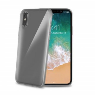 Celly iPhone X szilikon hátlap, Fekete Mobil