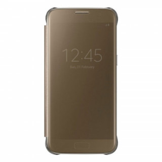 Samsung Galaxy S7 clear view cover tok, arany Mobil