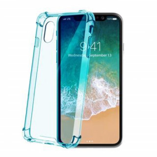 Celly iPhone X színes keretu hátlap, Kék Mobil