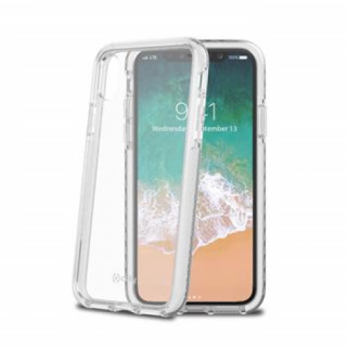 Celly iPhone X enmuanyag hátlap, Fehér 