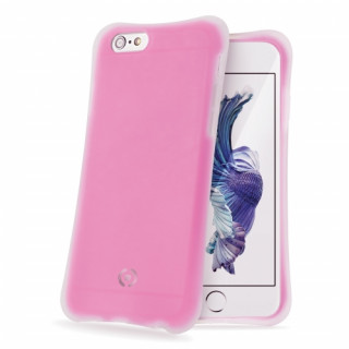 Celly iPhone 6-6S ütésálló szilikon hátlap, pink 