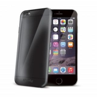 Celly iPhone 6-6S Plus szilikon hátlap, fekte Mobil