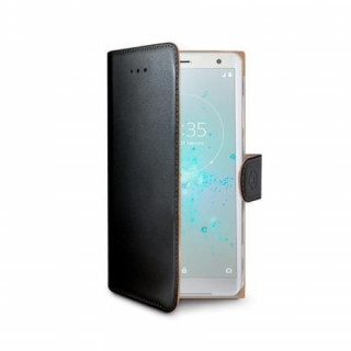 Celly Xperia XZ2 oldalra nyiló tok, Fekete Mobil