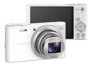 Sony DSC-WX350W fehér fix objektíves Cyber-shot fényképezőgép Fényképezőgépek, kamerák