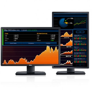 Dell U2412M 24" LED monitor VGA, DVI, DP (1920x1200) 