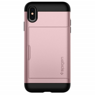 Spigen Slim Armor CS hátlap, iPhone XS Max, RoseGold 