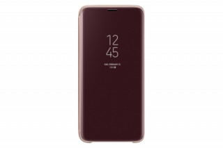 Samsung Galaxy S9 clear view cover tok, Arany 