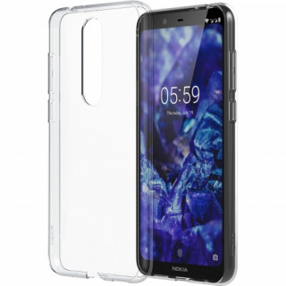 Nokia ctystal cover, hátlap, Nokia 5.1 Plus Mobil