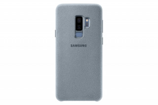Samsung Galaxy S9+ Alcantara bőr hátlap, Menta Mobil