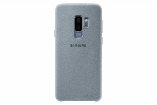 Samsung Galaxy S9+ Alcantara bőr hátlap, Menta 