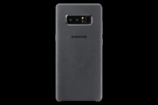 Samsung Galaxy Note 8 alcantara hátlap, Szürke 