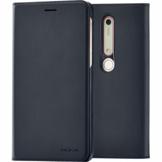 Nokia 6.1 flip cover tok, Kék Mobil