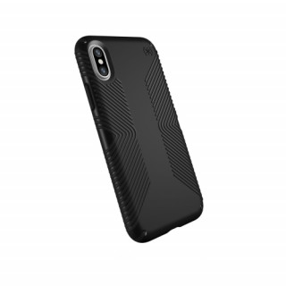 Speck Presidio Grip karbon hátlap,iPhone XS, Fekete Mobil