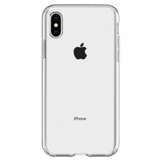 Spigen Liquid Crystal hátlap, iPhone XS, Átlátszó Mobil