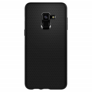 Spigen Liquid Crystal hátlap,Galaxy A8 (2018), Fekete 