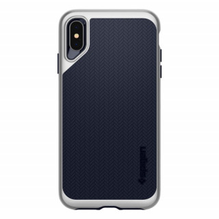 Spigen Neo Hybrid hátlap, iPhone XS Max, Satin Silver 