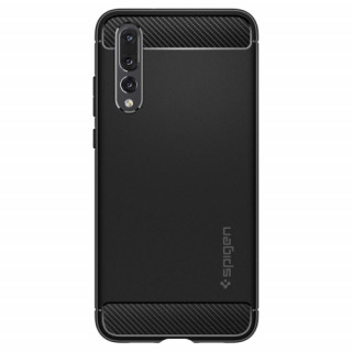 Spigen Rugged Armor hátlap, Huawei P20 Pro, Fekete Mobil