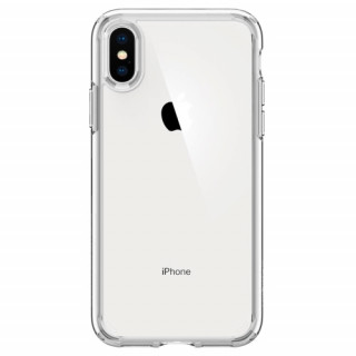 Spigen Ultra Hybrid hátlap, iPhone XS, Átlátszó 