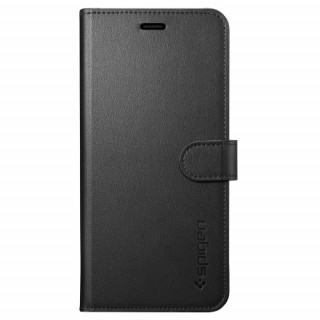 Spigen Wallett S flip tok, Galaxy S9, Fekete 