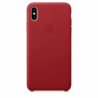 Apple iPhone XS Max bőr hátlap, Piros Mobil