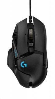 Logitech G502 Lightsync RGB Vezetékes Gaming egér, Fekete (910-005470) 