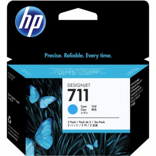 HP 711 (CZ134A) - Ciánkék, 3db-os csomag PC