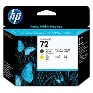 HP 72 (C9384A) - Fekete Matt + Sárga (130ml) PC