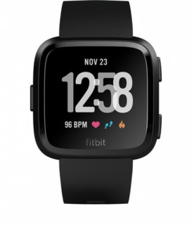 Fitbit Versa (NFC) - Black / Black Aluminum 