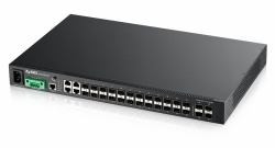 ZyXEL MGS3750-28F 20port GbE/FE SFP 4port SFP/RJ45 Combo 4port SFP+ L2 menedzselhető switch PC