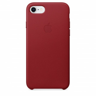 Apple iPhone 8 - 7 bőr hátlap, Piros 