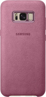 Samsung Galaxy S8 plus  Alcantara bőr hátlap, Pink Mobil