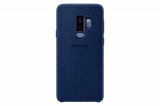 Samsung Galaxy S9 Alcantara bőr hátlap, Kék Mobil