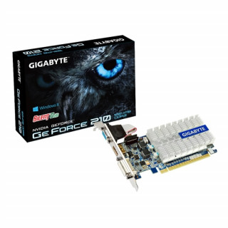 Gigabyte GeForce 210 Silent 1GB GDDR3 64-bit low profile grafikus kártya PC