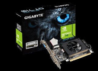 Gigabyte GeForce GT 710 1GB DDR3 64-bit grafikus kártya PC