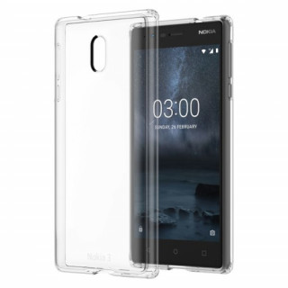 Nokia 3 szilikon hátlap, Átlátszó 