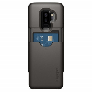 Spigen Slim Armor CS hátlap, Galaxy S9+, Fekete Mobil