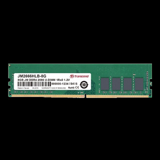 Transcend 8GB JM DDR4 2666Mhz U-DIMM 1Rx8 1Gx8 CL19 1.2V PC