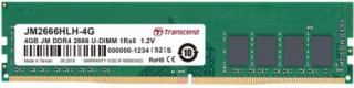 Transcend 4GB JM DDR4 2666Mhz U-DIMM 1Rx8 512Mx8 CL19 1.2V PC