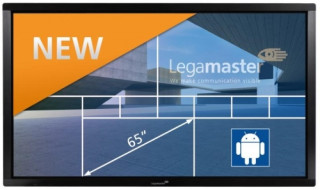 Legamaster interaktív LCD kijelző (e-Screen) 65" ETX6510 UHD fekete 