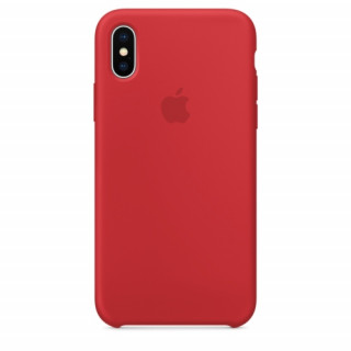Apple iPhone X szilikon hátlap, Piros Mobil