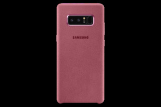 Samsung Galaxy Note 8 alcantara hátlap, Pink 