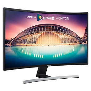 Samsung S32E590C 31.5" ívelt LED monitor (FHD, HDMI, külső táp) 