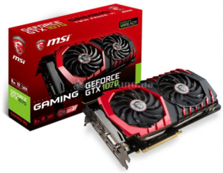 MSI Geforce GTX 1070 GAMING 8G videokártya PC