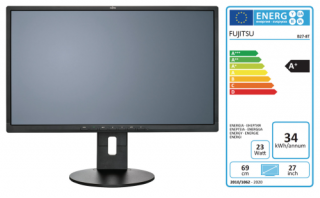 Fujitsu DISPLAY B27-8 TS Pro 27" LED monitor FullHD, DisplayPort, HDMI, D-Sub, U PC