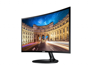 Samsung Ívelt LED 23,5", 16:9, VA panel, 1800R, CF390, 1920x1080, VESA 75, fénye PC