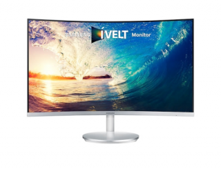 Samsung Ívelt LED 27", 16:9, VA panel, 1920x1080, fényes fehér és ezüst PC