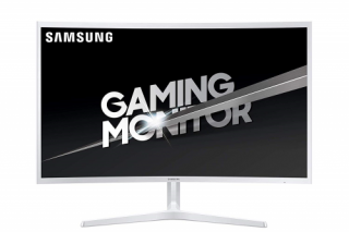 Samsung Ívelt 31.5", 16:09, VA panel, 1920x1080, VESA 75x75, Fehér 