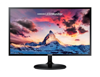 Samsung LED 23,5", 16:9, PLS panel, SF350, 1920x1080, fényes fekete / kerek talp PC