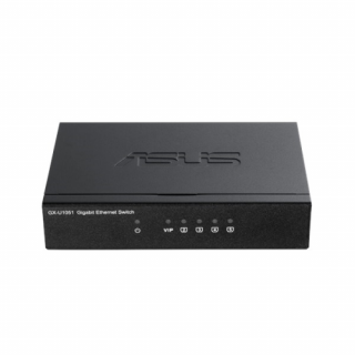 Asus GX-U1051 5x10/100/1000 Mbps gigabit fém házas switch 