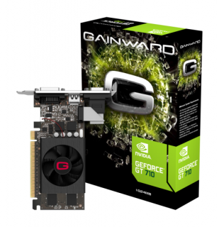 Gainward GeForce GT 710 1GB 64 bit GDDR5 CRT+DVI+HDMI videokártya PC